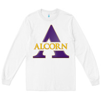 White Alcorn Athletics Long Sleeve Tee - linhVisuals