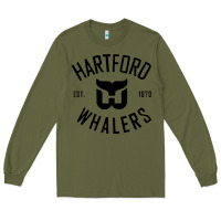 Army Green hartford ice hockey 1979 Long Sleeve Tee - linhVisuals