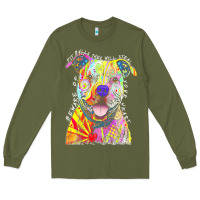 Army Green pitbull t  shirt beware of pitbulls they will steal your heart t  shir Long Sleeve Tee - linhVisuals