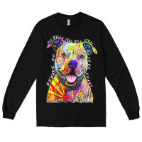 Black pitbull t  shirt beware of pitbulls they will steal your heart t  shir Long Sleeve Tee - linhVisuals