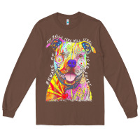 Chestnut pitbull t  shirt beware of pitbulls they will steal your heart t  shir Long Sleeve Tee - linhVisuals