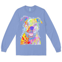 Colony Blue pitbull t  shirt beware of pitbulls they will steal your heart t  shir Long Sleeve Tee - linhVisuals