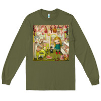 Army Green Mark Ryden - The Magic Sircus Long Sleeve Tee - linhVisuals