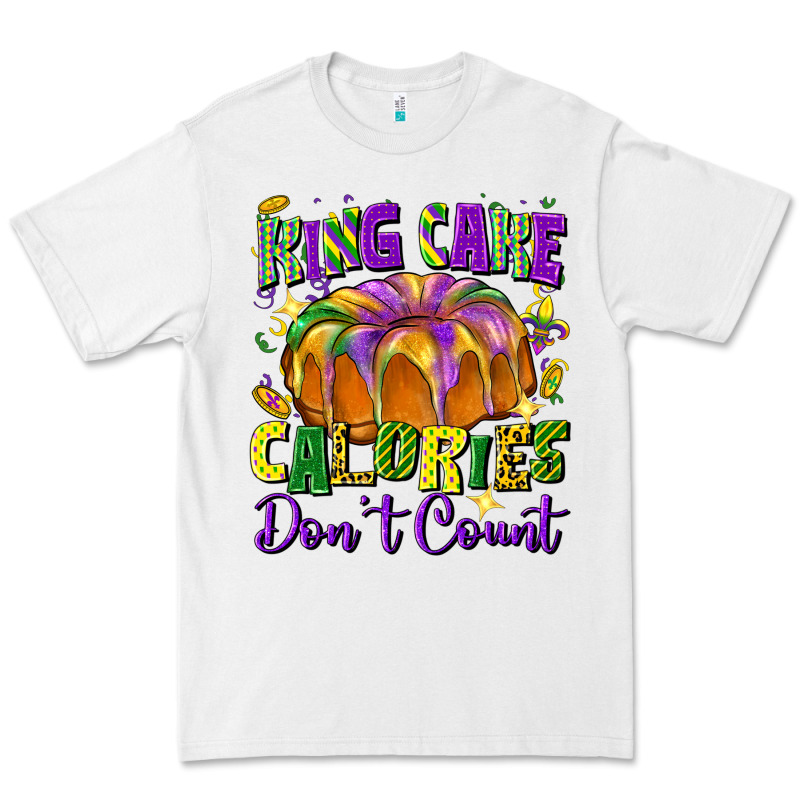 King Cake Calories Don't Count Premium Tee by FaDigitalArtStudio | Teevron