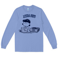 Colony Blue i still miss glenn frey, vinyl collector fan design Long Sleeve Tee - linhVisuals