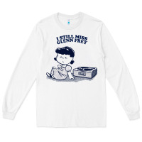 White i still miss glenn frey, vinyl collector fan design Long Sleeve Tee - linhVisuals