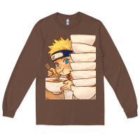 Chestnut Nar Manga Ruto Ramen Long Sleeve Tee - linhVisuals