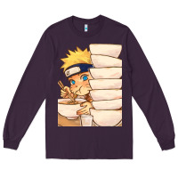 Plum Nar Manga Ruto Ramen Long Sleeve Tee - linhVisuals