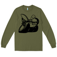 Army Green Scat pack Long Sleeve Tee - linhVisuals