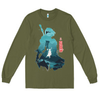 Army Green Nier Automata Long Sleeve Tee - linhVisuals
