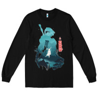 Black Nier Automata Long Sleeve Tee - linhVisuals