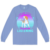 Colony Blue beagle t  shirt i hear you i'm just not listening beagle lover t  shir Long Sleeve Tee - linhVisuals
