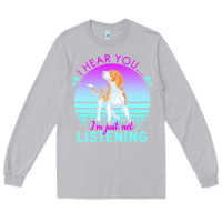 Moon Dust beagle t  shirt i hear you i'm just not listening beagle lover t  shir Long Sleeve Tee - linhVisuals