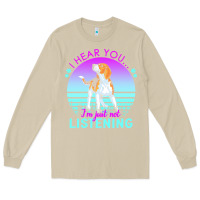 Mushroom beagle t  shirt i hear you i'm just not listening beagle lover t  shir Long Sleeve Tee - linhVisuals