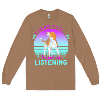 Toasted Coconut beagle t  shirt i hear you i'm just not listening beagle lover t  shir Long Sleeve Tee - linhVisuals