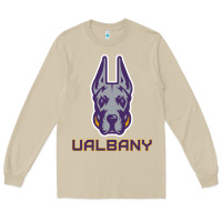 Mushroom Ualbany Great Danes Long Sleeve Tee - linhVisuals