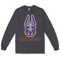 Smoke Ualbany Great Danes Long Sleeve Tee - linhVisuals