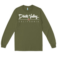 Army Green death valley ca sweatshirt Long Sleeve Tee - linhVisuals