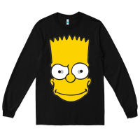 Black kartun bart simpson mask Long Sleeve Tee - linhVisuals