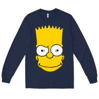 Navy kartun bart simpson mask Long Sleeve Tee - linhVisuals