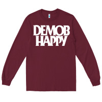 Burgundy demob happy 1 Long Sleeve Tee - linhVisuals