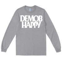 Heather Grey demob happy 1 Long Sleeve Tee - linhVisuals