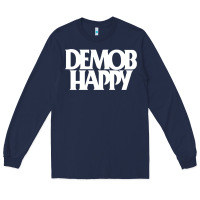 Navy demob happy 1 Long Sleeve Tee - linhVisuals