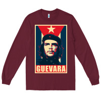 Burgundy guevara Long Sleeve Tee - linhVisuals