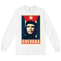 White guevara Long Sleeve Tee - linhVisuals