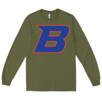 Army Green new-boise-state Long Sleeve Tee - linhVisuals
