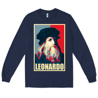 Navy leonardo Long Sleeve Tee - linhVisuals