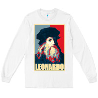 White leonardo Long Sleeve Tee - linhVisuals