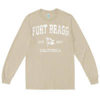 Mushroom fort bragg california ca vintage boat anchor flag design tee Long Sleeve Tee - linhVisuals
