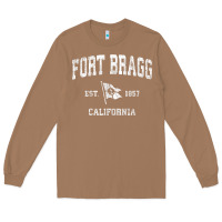 Toasted Coconut fort bragg california ca vintage boat anchor flag design tee Long Sleeve Tee - linhVisuals