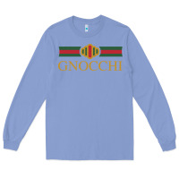 Colony Blue Gnocchi Classic Fashion Parody Pasta Noodles Italian Long Sleeve Tee - linhVisuals