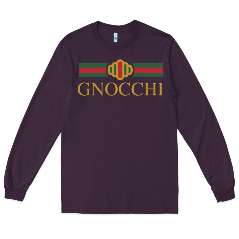 Gnocchi Classic Fashion Parody Pasta Noodles Italian Long Sleeve Tee by linhVisuals | Teevron