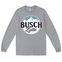 Heather Grey BUSCH LATTE COOL Long Sleeve Tee - linhVisuals