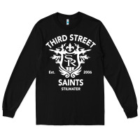 Black saints row 3 tribute emblem Long Sleeve Tee - linhVisuals