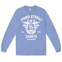 Colony Blue saints row 3 tribute emblem Long Sleeve Tee - linhVisuals