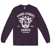 Plum saints row 3 tribute emblem Long Sleeve Tee - linhVisuals
