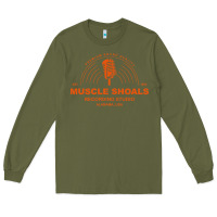 Army Green recording studio Long Sleeve Tee - linhVisuals