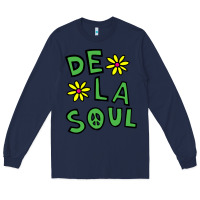 Navy original de la soul music Long Sleeve Tee - linhVisuals