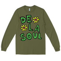 Army Green original de la soul music Long Sleeve Tee - linhVisuals