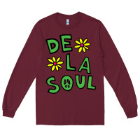 Burgundy original de la soul music Long Sleeve Tee - linhVisuals