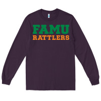 Plum FAMU RATTLERS Long Sleeve Tee - linhVisuals