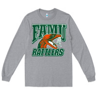 Heather Grey FAMU RATTLERS Long Sleeve Tee - linhVisuals