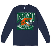 Navy FAMU RATTLERS Long Sleeve Tee - linhVisuals
