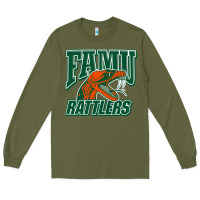Army Green FAMU RATTLERS Long Sleeve Tee - linhVisuals