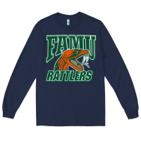 Navy FAMU RATTLERS Long Sleeve Tee - linhVisuals