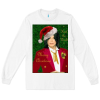 White merry christmas heal the world michael jackson Long Sleeve Tee - linhVisuals